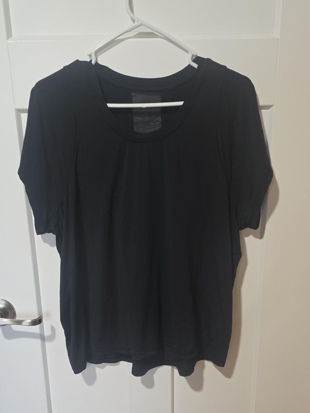 all in motion Black Short Sleeve Crew Neck Tee Top